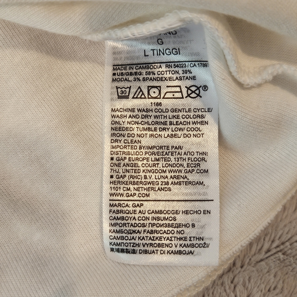 GAP Modern Button-Down Shirt, Sz. L Tall - Picture 8 of 9